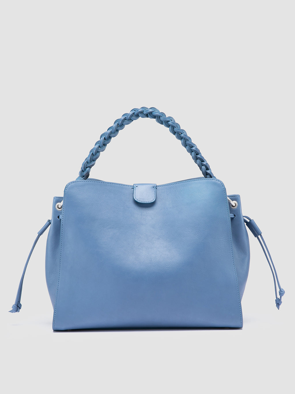 NOLITA WOVEN 231 - Borsa con Manico in Pelle Blu