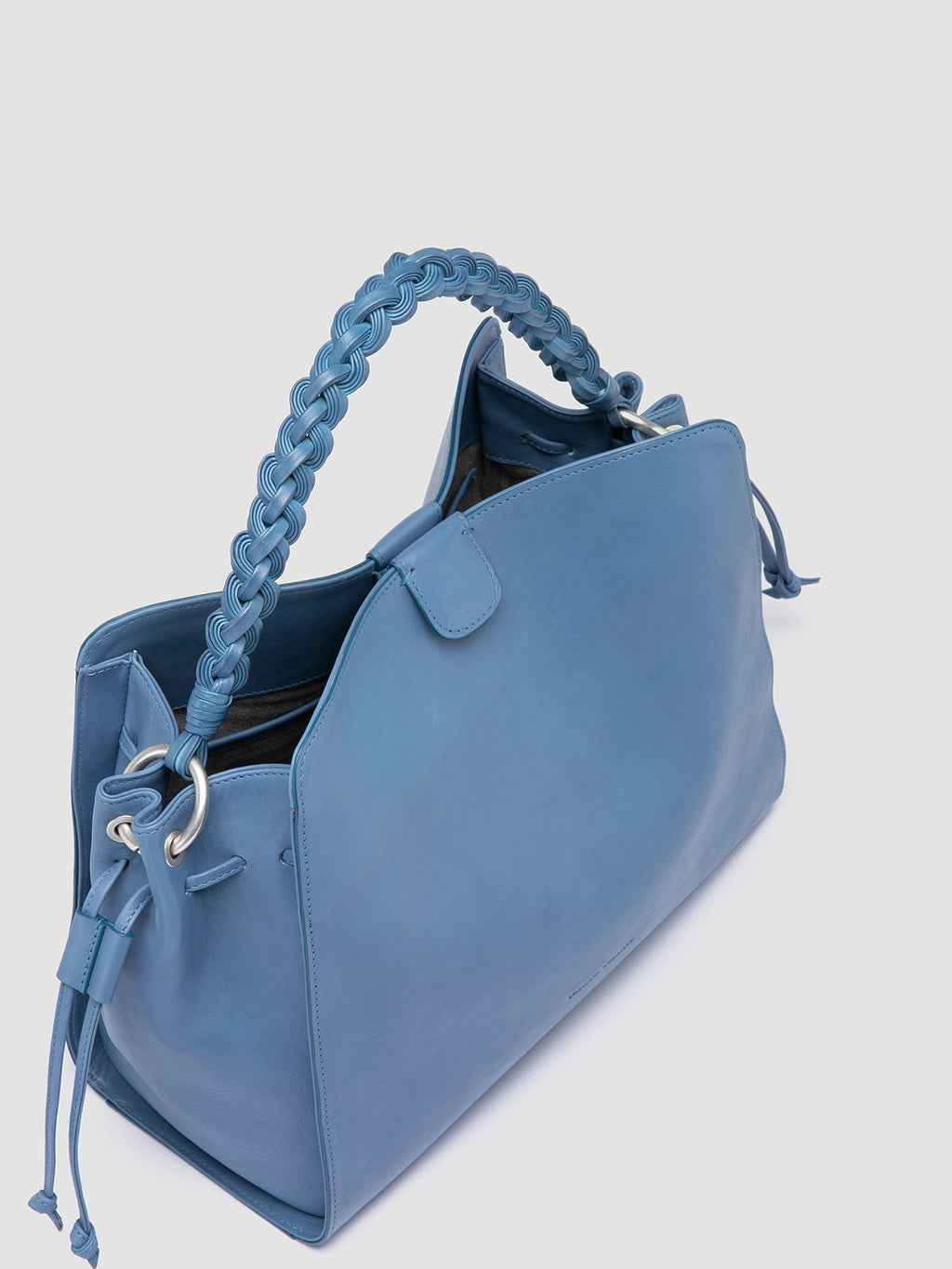 NOLITA WOVEN 231 - Borsa con Manico in Pelle Blu