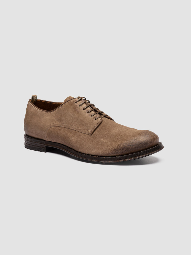 ANATOMIA 012 - Scarpe Derby in Pelle Scamosciata Marrone