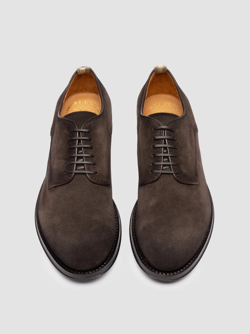 ANATOMIA 012 - Brown Suede Derby Shoes - image 2,side view
