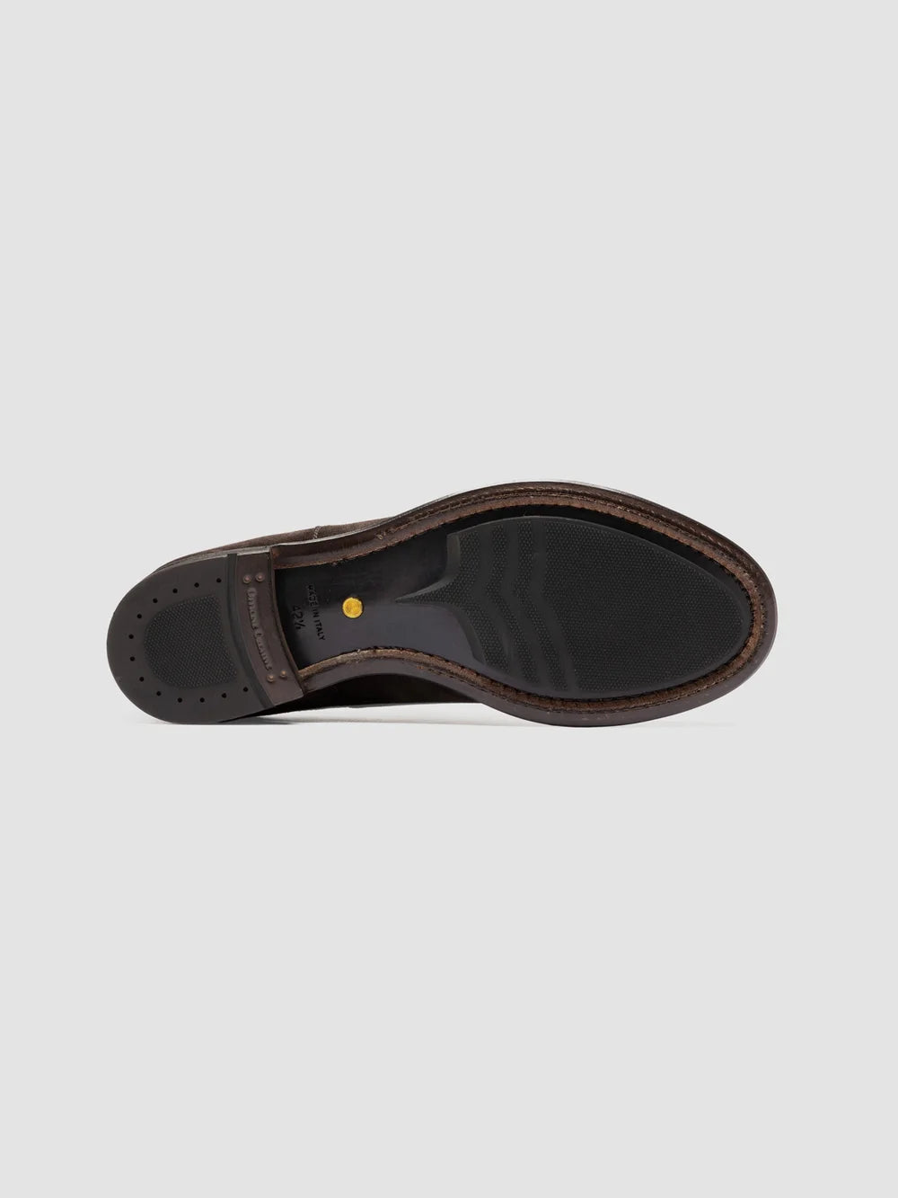ANATOMIA 015 - Scarpe Oxford in Pelle Scamosciata Marrone - image 5,side view