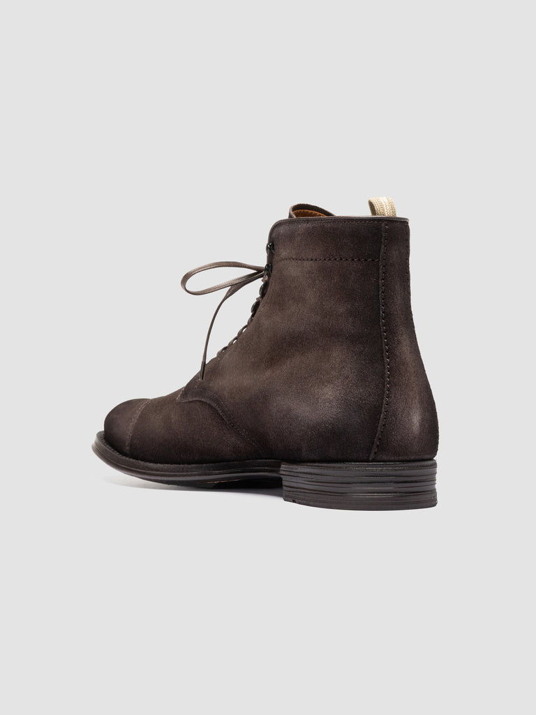ANATOMIA 016 - Brown Suede Ankle Boots