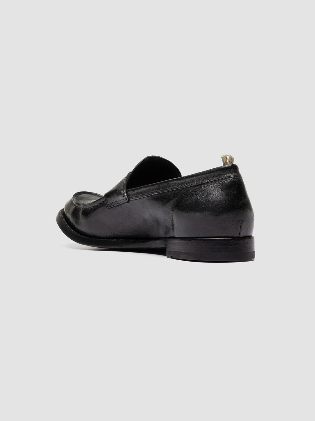 ANATOMIA 071 - Black Leather Penny Loafers - image 4,side view