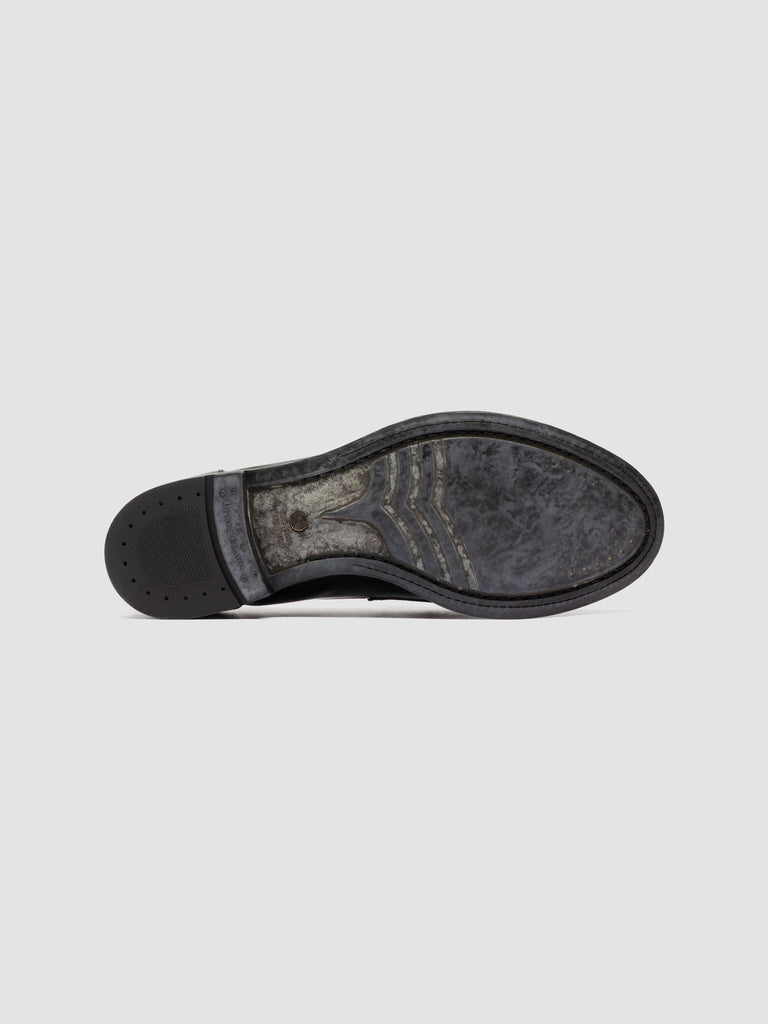 ANATOMIA 071 - Black Leather Penny Loafers