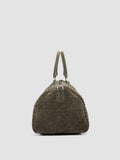 ARMOR 01 - Borsa Weekender in Pelle Scamosciata Intrecciata Verde - thumb image 4,side view