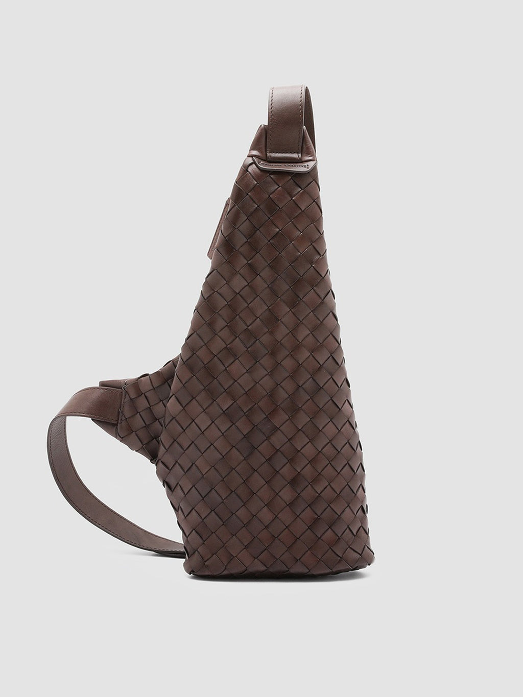 ARMOR 05 - Brown Woven Leather Backpack