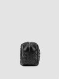 ARMOR 014 - Borsellino in Pelle Intrecciata Nera - thumb image 3,side view
