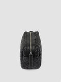 ARMOR 014 - Borsellino in Pelle Intrecciata Nera - thumb image 5,side view