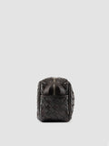ARMOR 014 - Borsellino in Pelle Intrecciata Marrone - thumb image 3,side view