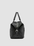 ARMOR 019 - Borsa da Viaggio in Pelle Nera - thumb image 4,side view