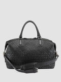 ARMOR 019 - Borsa da Viaggio in Pelle Nera - thumb image 5,side view