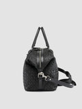 ARMOR 019 - Borsa da Viaggio in Pelle Nera - thumb image 6,side view