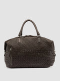 ARMOR 019 - Borsa da Viaggio in Pelle Marrone - thumb image 3,side view