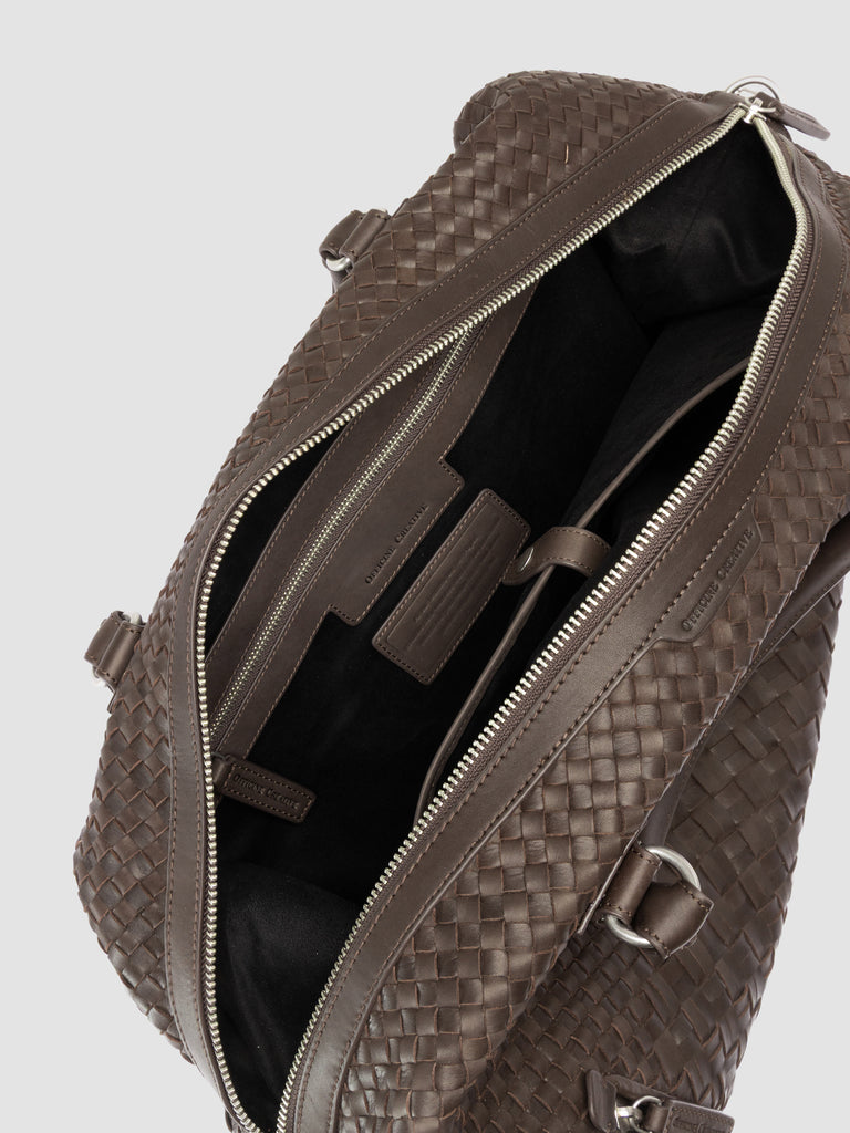 ARMOR 019 - Brown Leather Travel Bag