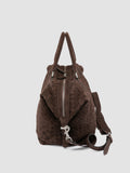 ARMOR 019 - Borsa da Viaggio in Pelle Marrone - thumb image 5,side view