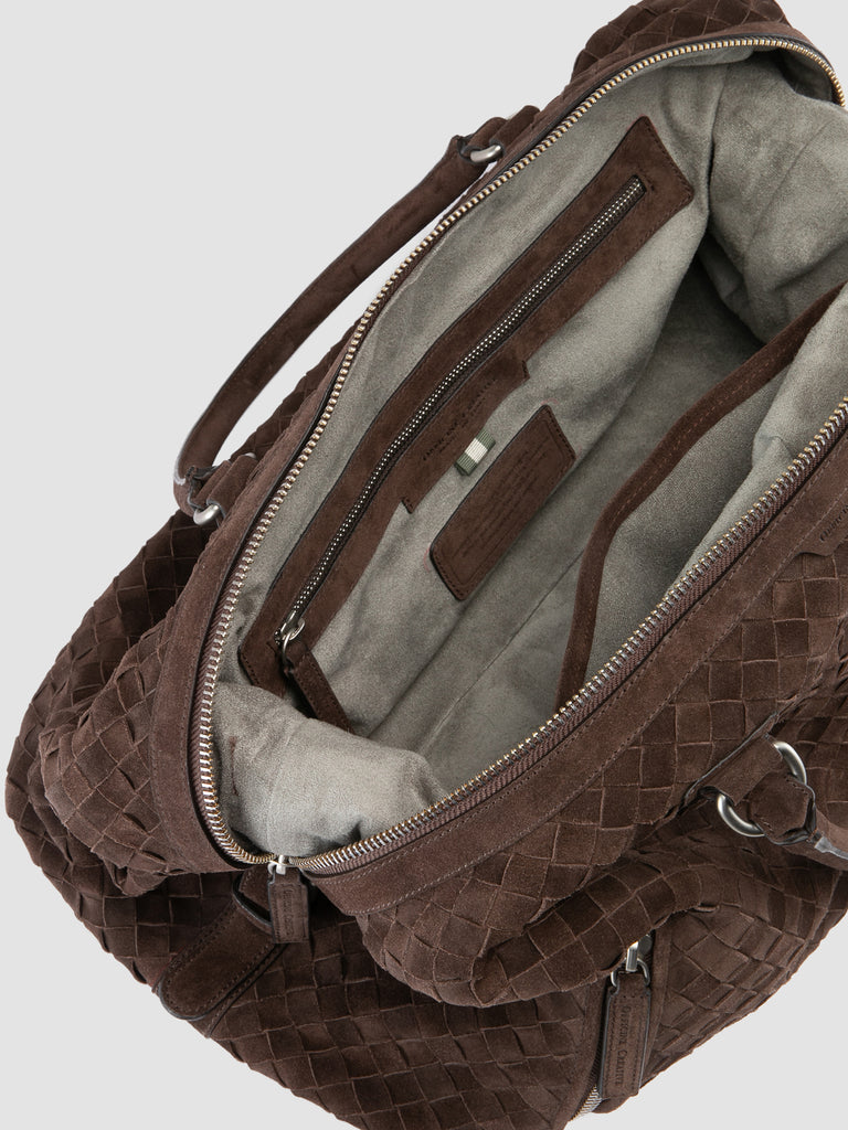 ARMOR 019 - Borsa da Viaggio in Pelle Marrone