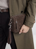 ARMOR 023 - Astuccio in Pelle Marrone - thumb image 2,side view