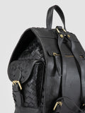 AURA 004 - Zaino in Pelle Nera - thumb image 6,side view