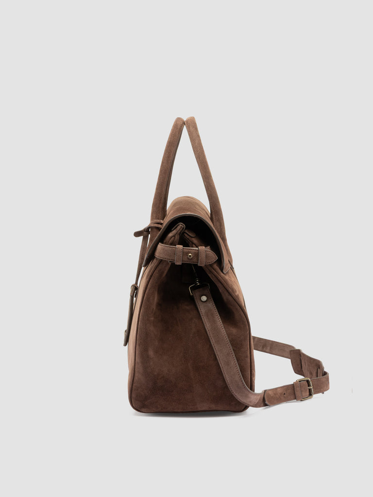 BOSTONIAN 001 - Brown Suede Weekender