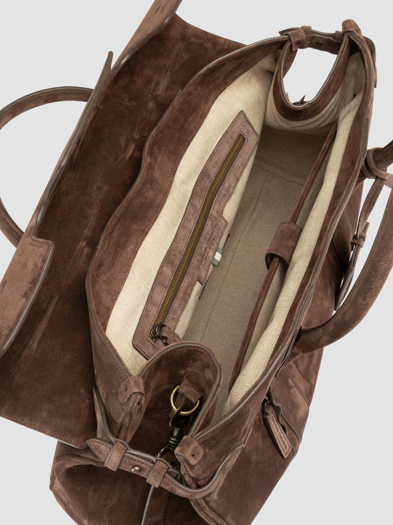 BOSTONIAN 001 - Brown Suede Weekender