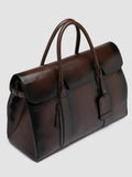 BOSTONIAN 001 - Borsa Weekender in Pelle Marrone - thumb image 3,side view