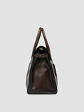 BOSTONIAN 001 - Borsa Weekender in Pelle Marrone - thumb image 5,side view