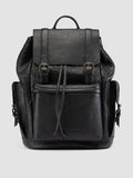 BOSTONIAN 003 - Zaino in Pelle Nera - thumb image 1,side view