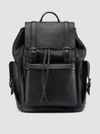 BOSTONIAN 003 - Zaino in Pelle Nera