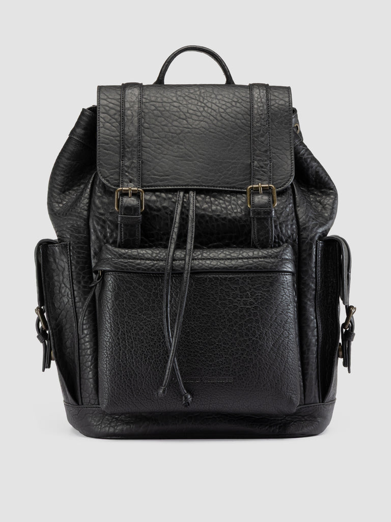 BOSTONIAN 003 - Zaino in Pelle Nera