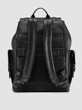 BOSTONIAN 003 - Zaino in Pelle Nera - thumb image 4,side view