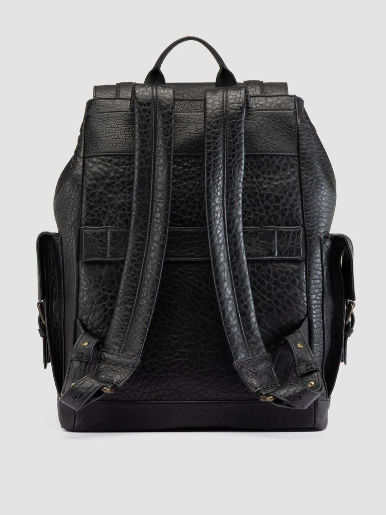 BOSTONIAN 003 - Zaino in Pelle Nera