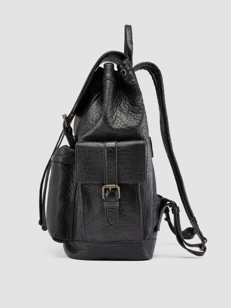 BOSTONIAN 003 - Zaino in Pelle Nera