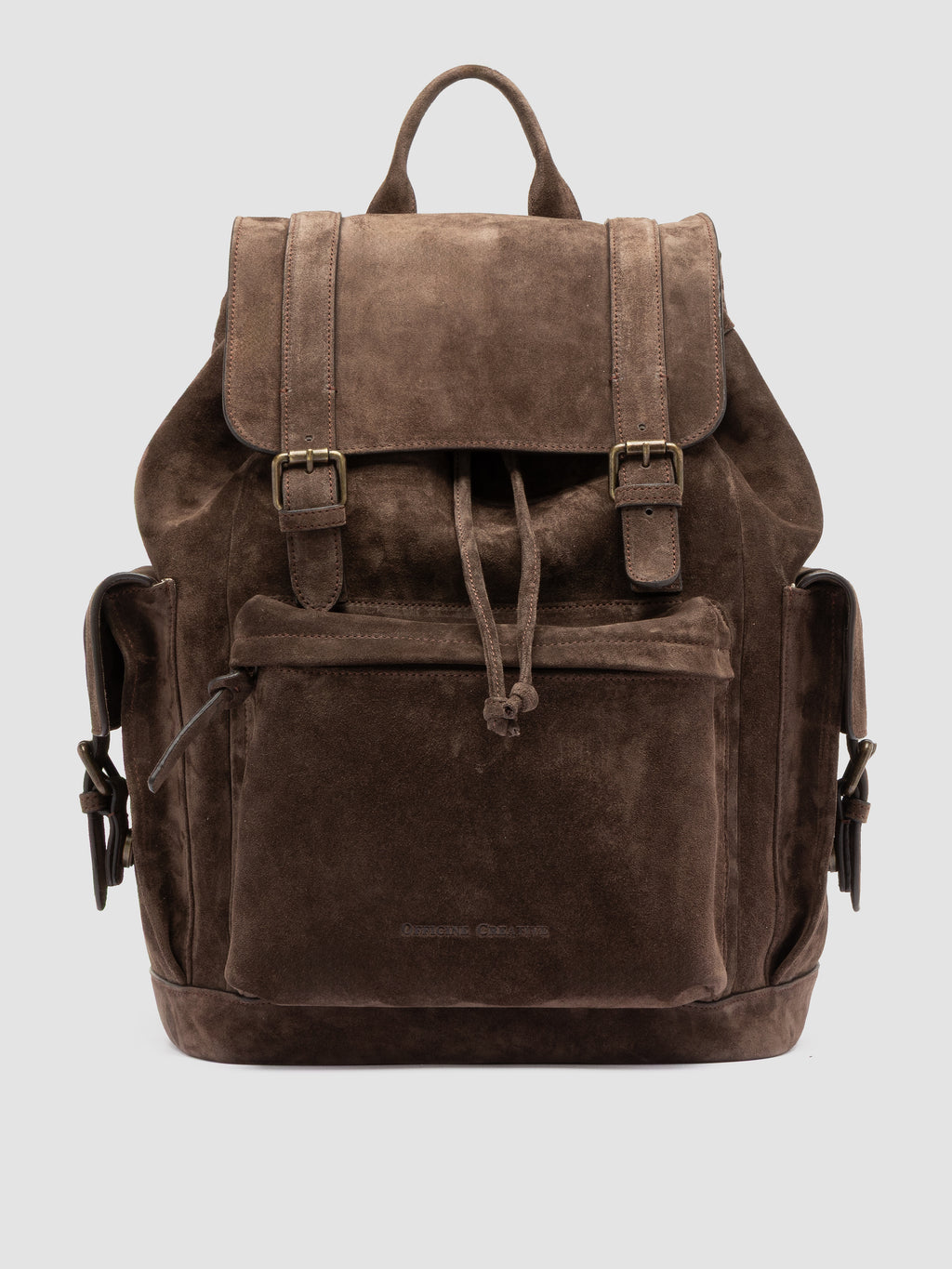 BOSTONIAN 003 - Brown Suede Backpack - image 1,side view