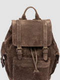 BOSTONIAN 003 - Brown Suede Backpack - thumb image 2,side view