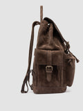 BOSTONIAN 003 - Brown Suede Backpack - thumb image 3,side view