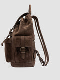 BOSTONIAN 003 - Brown Suede Backpack - thumb image 5,side view