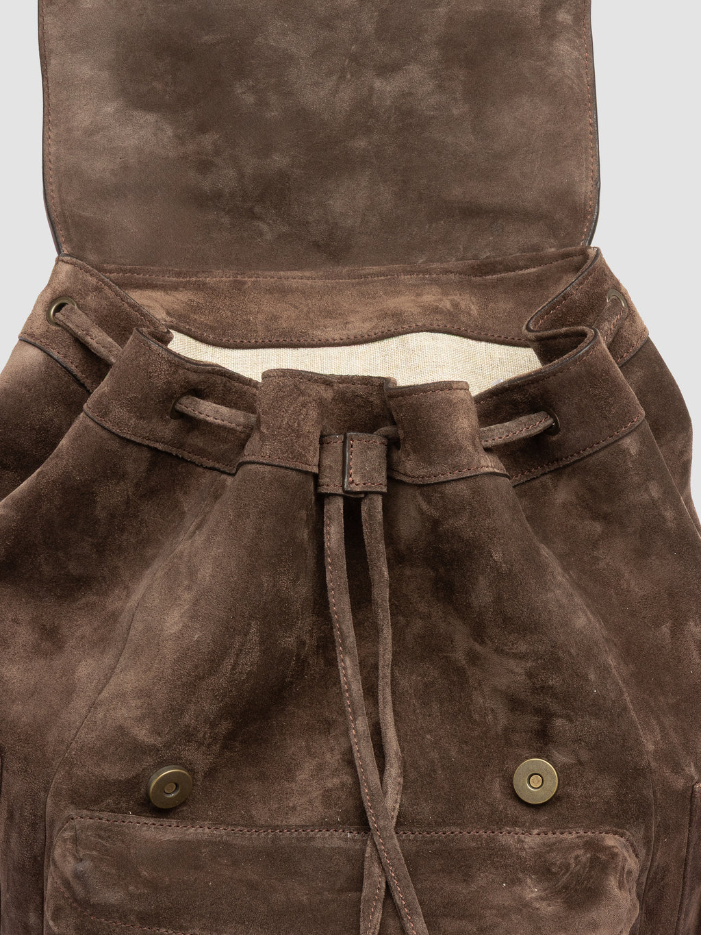 BOSTONIAN 003 - Brown Suede Backpack - image 6,side view