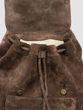 BOSTONIAN 003 - Brown Suede Backpack - thumb image 6,side view
