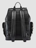 BOSTONIAN 003 - Zaino in Pelle Nera - thumb image 5,side view