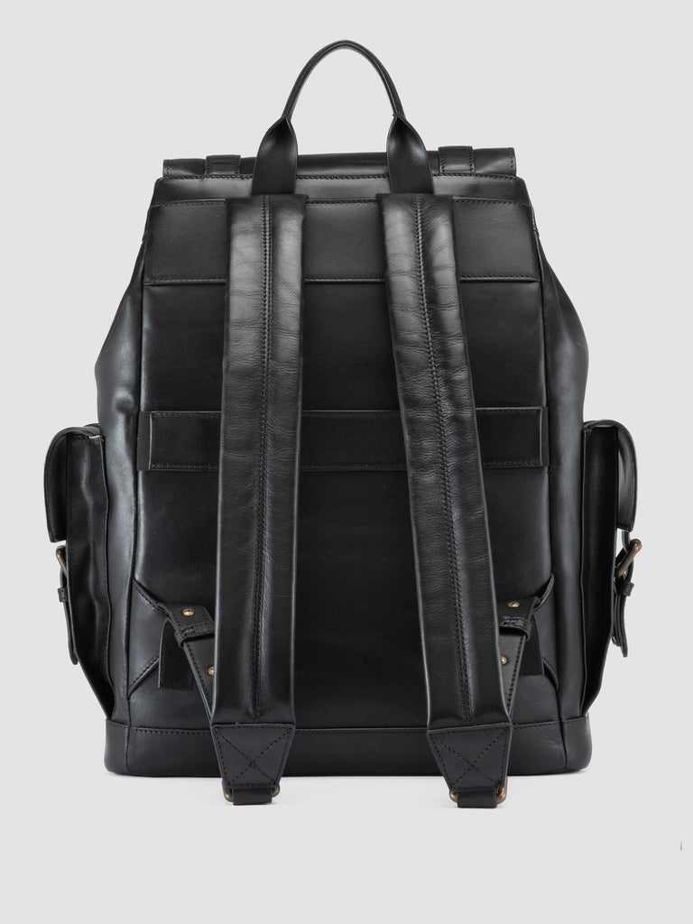 BOSTONIAN 003 - Zaino in Pelle Nera