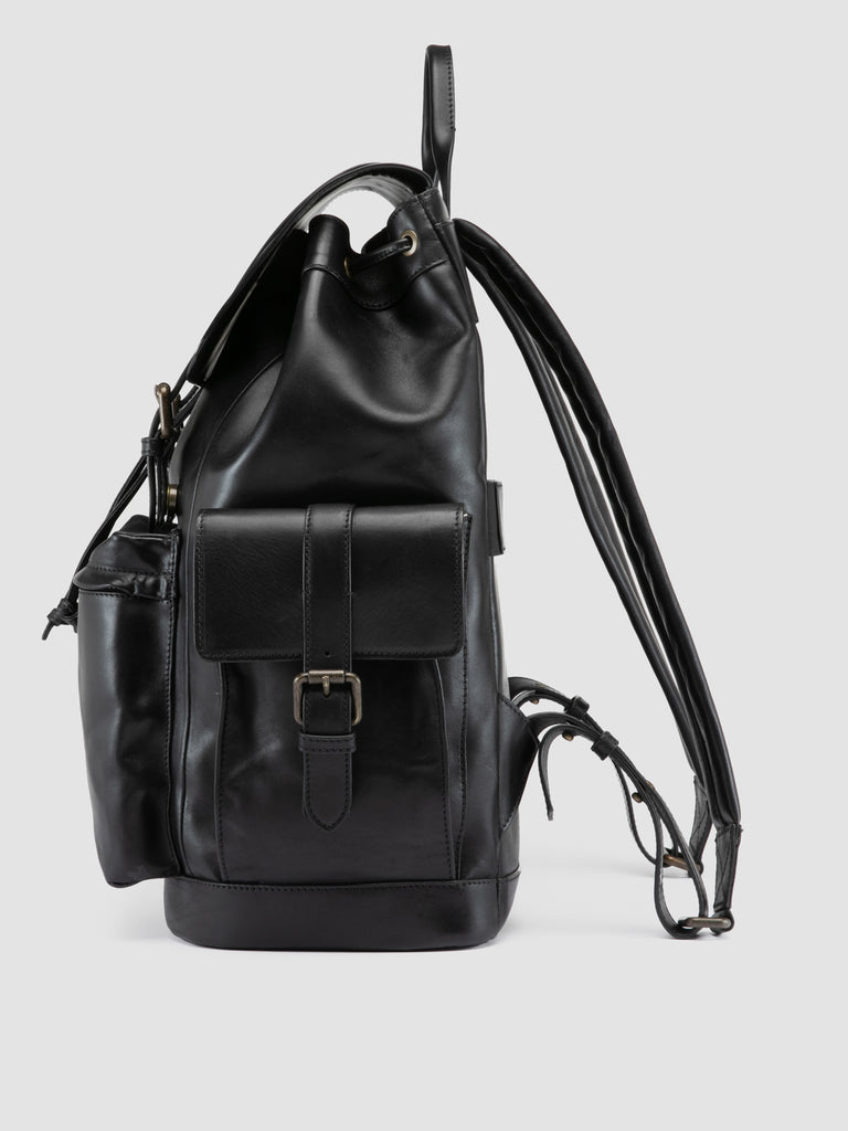 BOSTONIAN 003 - Zaino in Pelle Nera