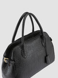 BOWLER 006 - Black Leather Shoulder Bags - thumb image 2,side view