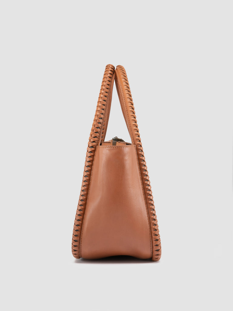 CABALA 107 - Tan Leather Handle Bag