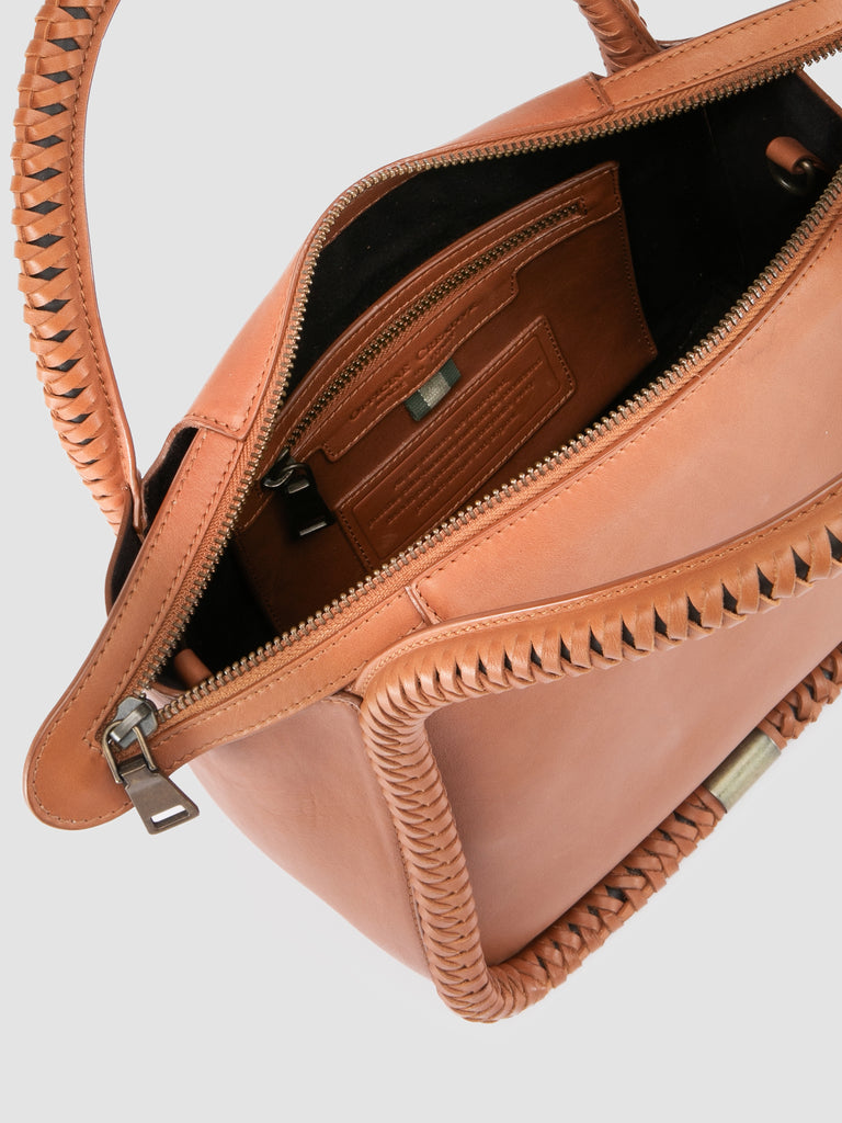 CABALA 107 - Tan Leather Handle Bag