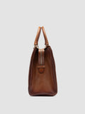 QUENTIN 009 - Borsa in Pelle Marrone - thumb image 4,side view