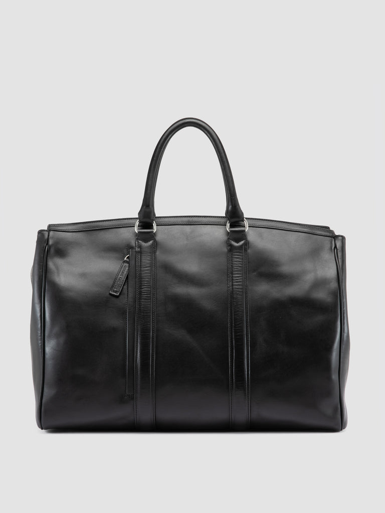 QUENTIN 009 - Black Leather Bag