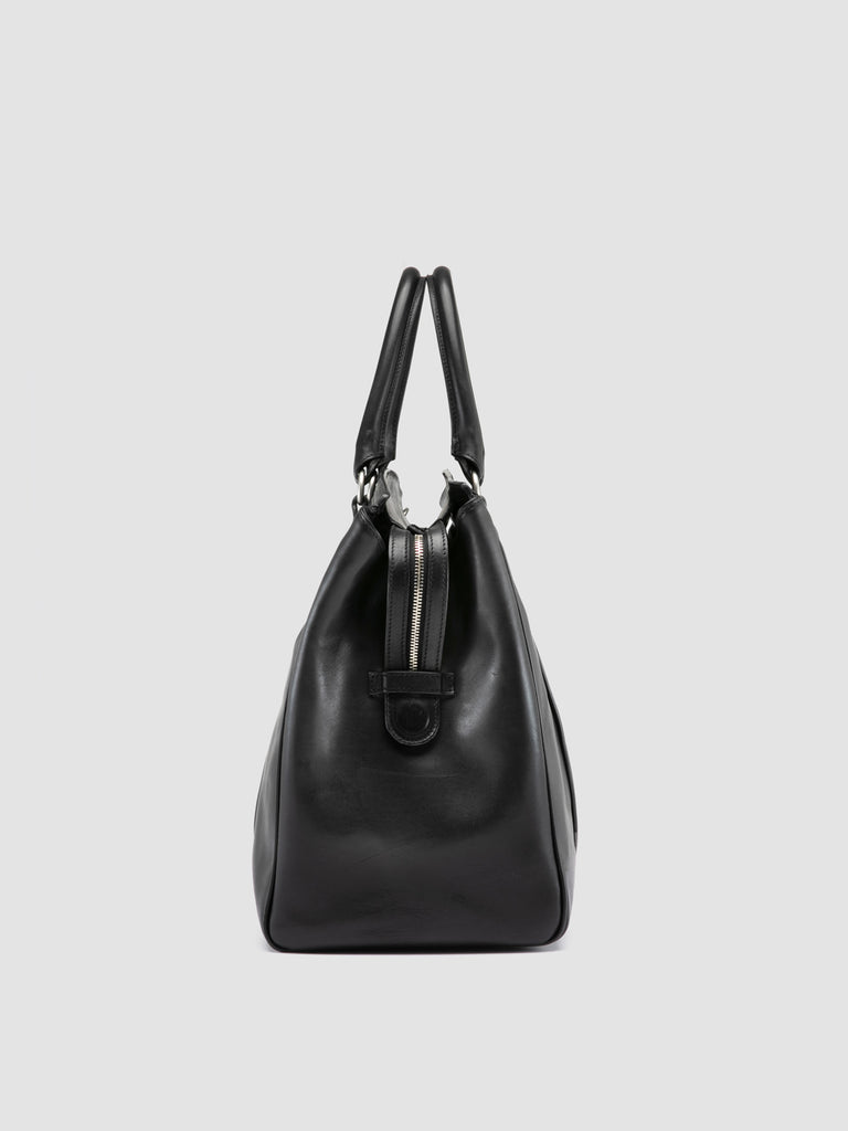 QUENTIN 009 - Black Leather Bag