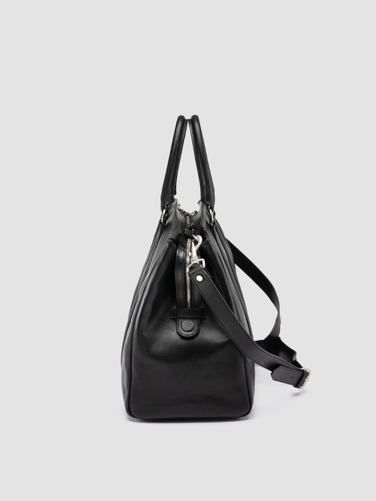 QUENTIN 009 - Black Leather Bag