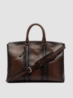 QUENTIN 009 - Borsa in Pelle Marrone