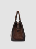 QUENTIN 009 - Brown Leather Bag - thumb image 4,side view